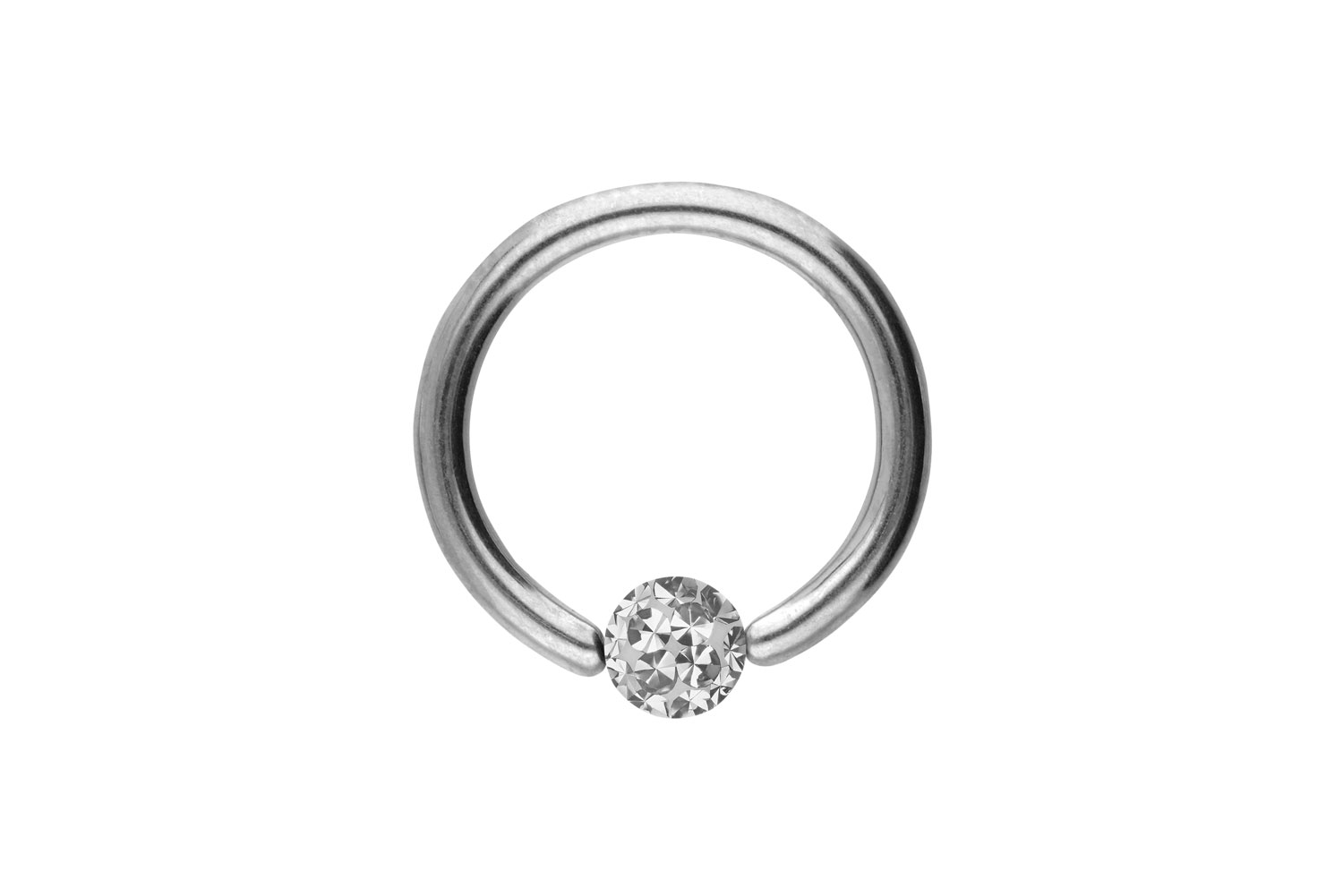 Chirurgenstahl Klemmkugelring Piercing EPOXY-KUGEL